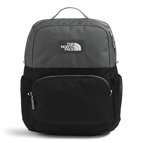 The North Face Teen Chuckwalla Daypack - Travel Backpack, 16" Laptop Sleeve, Reflective Safety Details, Adjustable Strap, Anthracite Grey/TNF Black, One Size