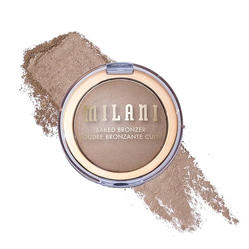 Milani Baked Bronzer - Long-Lasting Powder for Natural Sun-Kissed Glow- Lightweight, Buildable & Streak-Free Makeup with Radiant Finish- Talc-Free