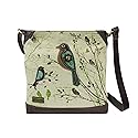 Chala Handbags Safari Bird Canvas Crossbody Bag Purse