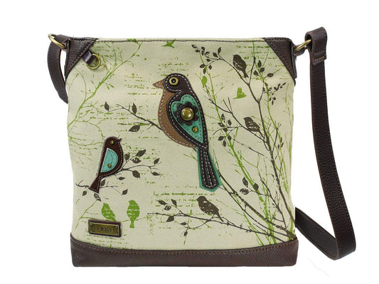 Chala Handbags Safari Bird Canvas Crossbody Bag Purse Fashion CHALA