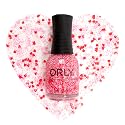 Orly Nail Polish 'Crush' | Valentine's Day Red and Pink Nail Lacquer | Confetti Glitter Top Coat for Nails 0.6 fl oz Beauty & Personal Care Orly