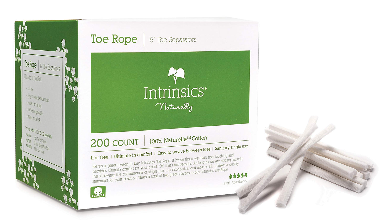 Intrinsics Toe Rope - 6", Cotton Toe Separators, 200 Count Beauty & Personal Care Intrinsics