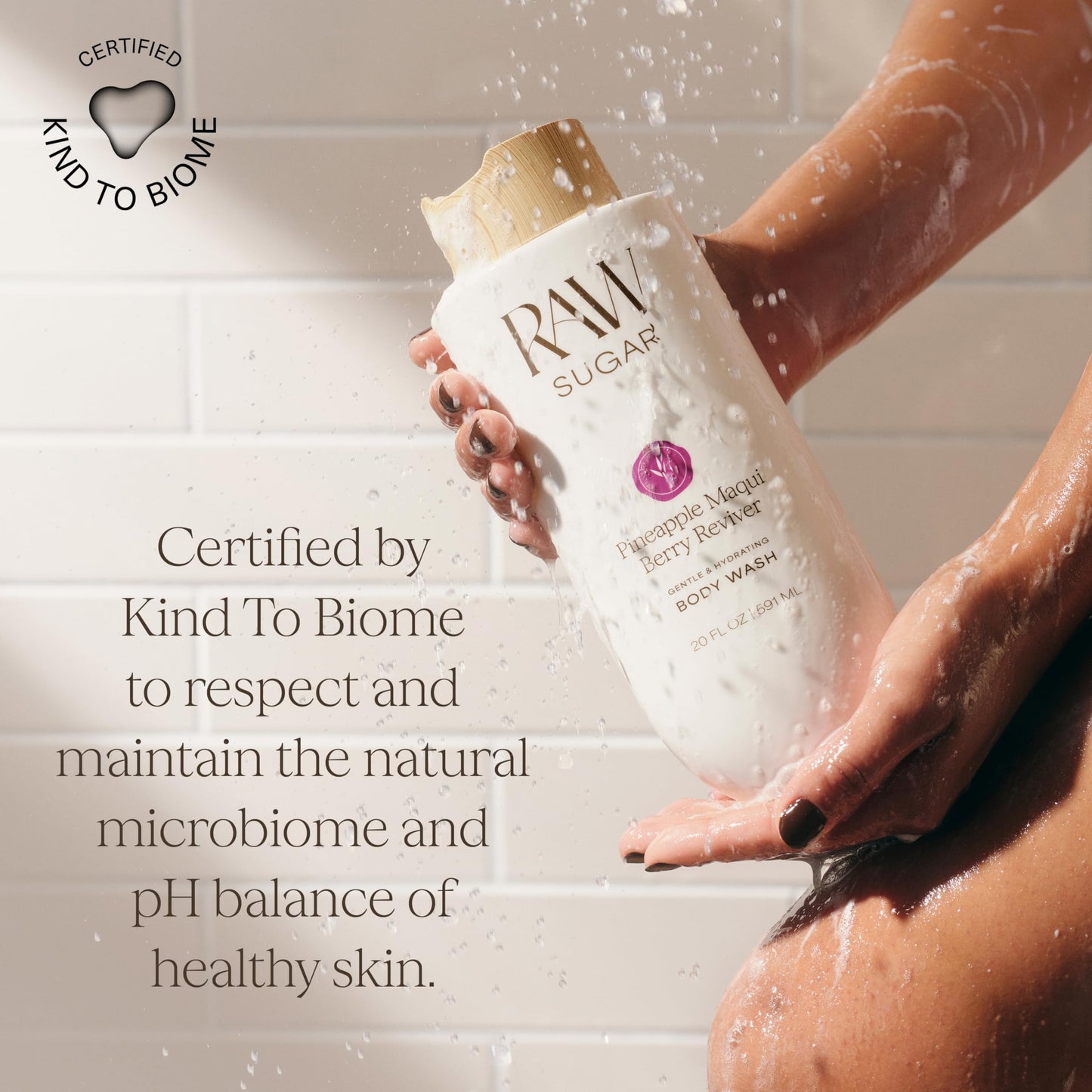 RAW SUGAR Caramel Vanilla Delight Gentle & Hydrating Body Wash, 20 Fl Oz (Pack of 1), Moisturizing & Indulgent Bath & Shower Gel, Vegan, Formulated Beauty and Personal Care RAW SUGAR