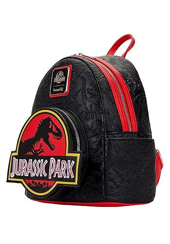 Loungefly Jurassic Park Logo Womens Double Strap Backpack