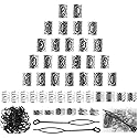 76PCS Vikings Hair Jewelry Norse Runes Tube Beads, Metal Clips Cuffs Rings, Accessories for Braids Dreadlocks Beads for Braiding Beard Decoration