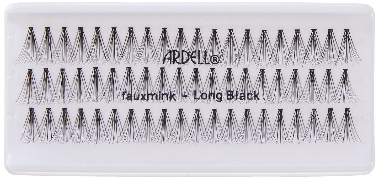 Faux Mink Individuals Long Black