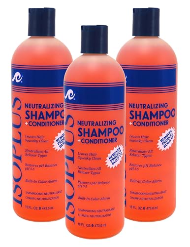 Isoplus Neutralizing Shampoo + Conditioner 16 Ounce (473ml) (3 Pack)