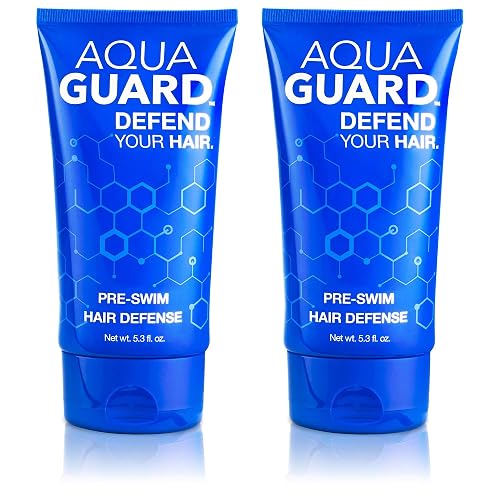 AQUA GUARD Pre-Swim Hair Defense | Protect Hair Before You Swim | Prevents Chlorine Damage + Softens Hair While Swimming | Made in California | Color