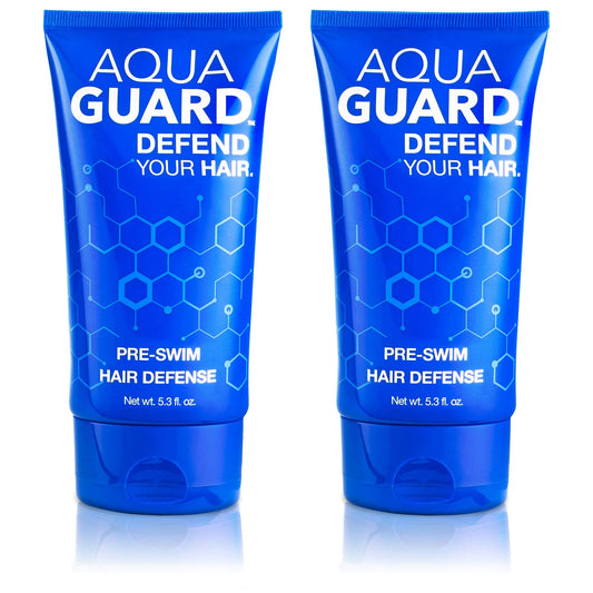 AQUA GUARD Pre-Swim Hair Defense | Protect Hair Before You Swim | Prevents Chlorine Damage + Softens Hair While Swimming | Made in California | Color