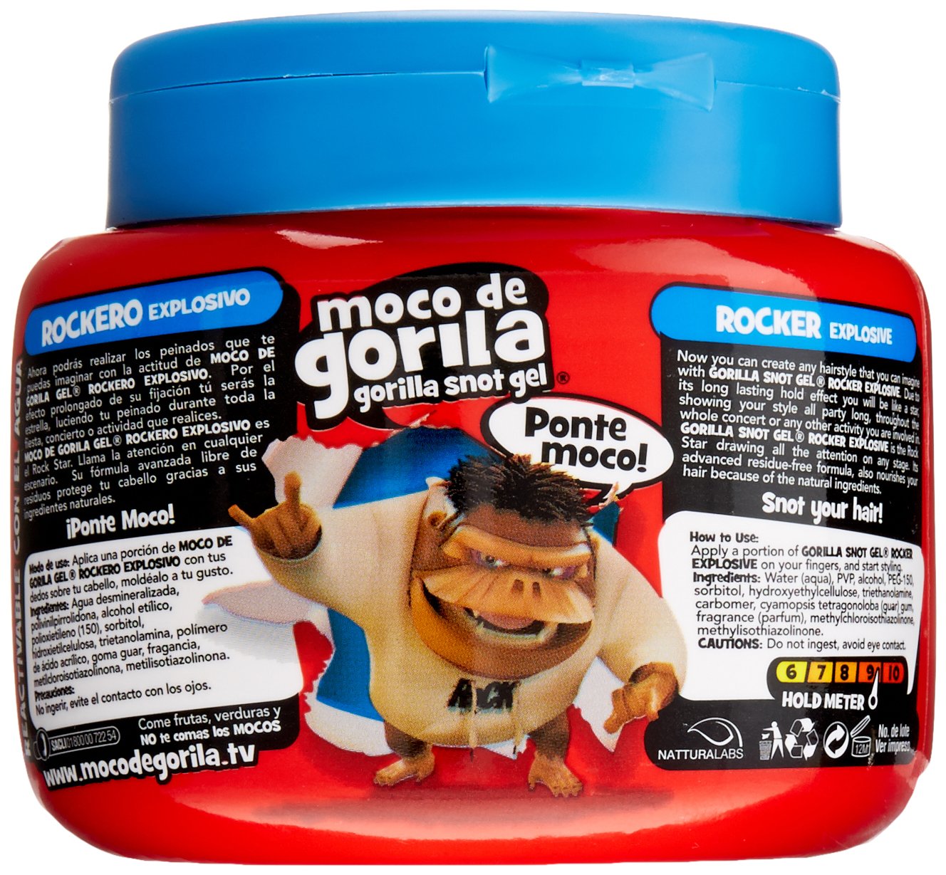 MOCO DE GORILA Rock Style Hair Gel, 9.52 oz (Pack of 2)