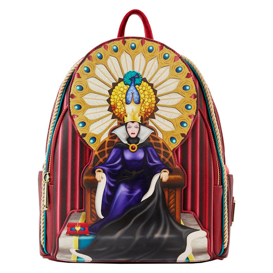 Loungefly Disney Snow White Evil Queen Throne Womens Double Strap Shoulder Bag Purse