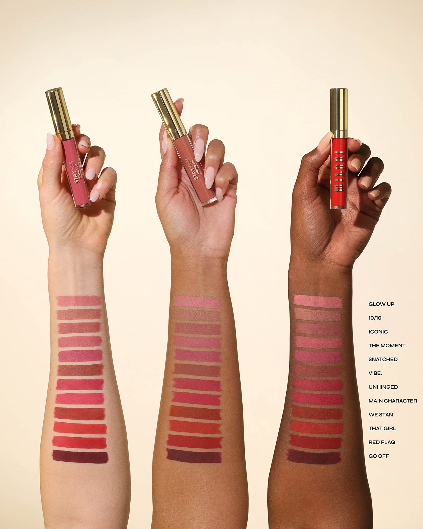 Milani Stay Put Longwear Liquid Lipstick - Smudge-Proof, Kiss-Proof, and Fade-Resistant Formula for All-Day Wear - That Girl