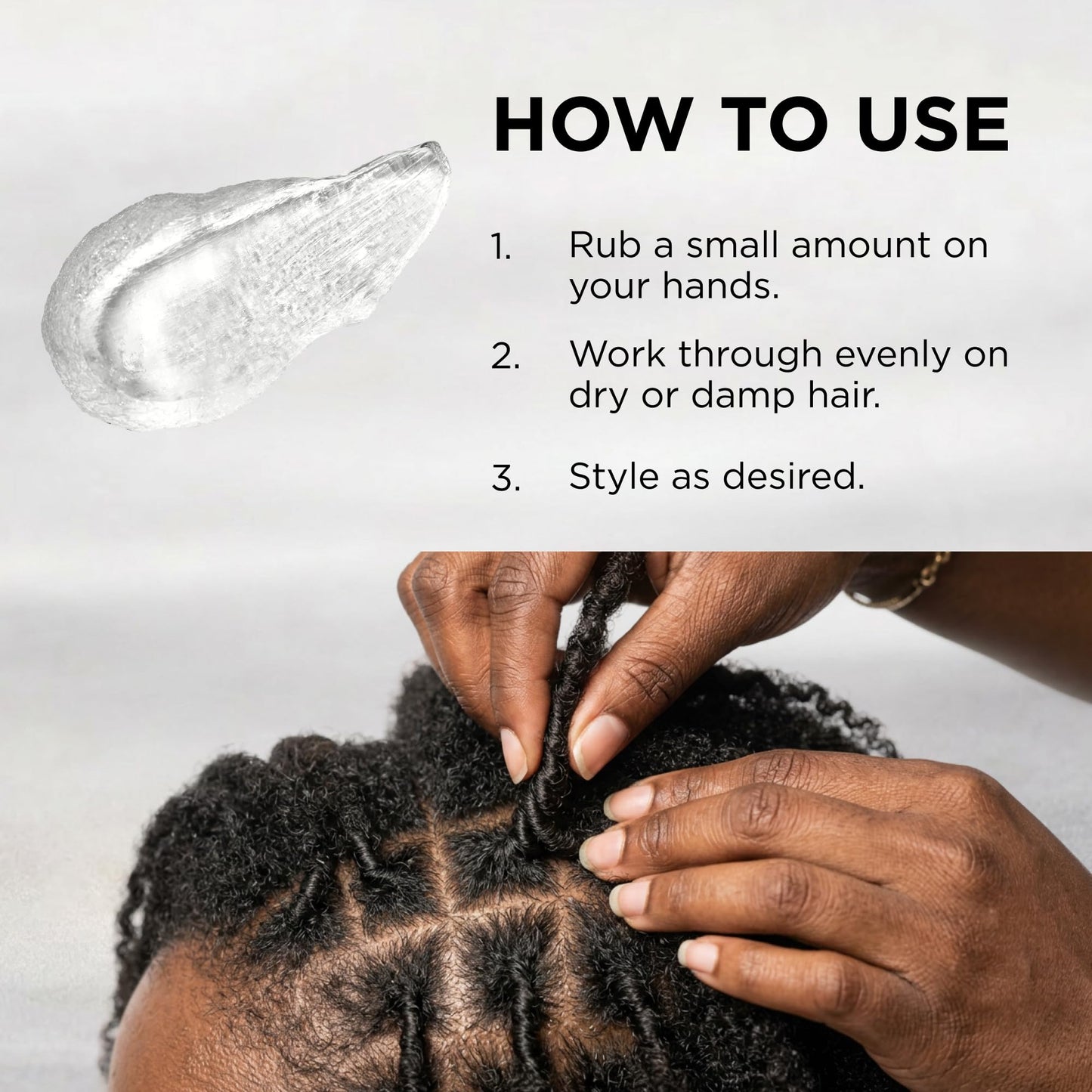 Style Factor LOCTICIAN Green Premium Pomade with Buriti & Avocado Oils Max Hold, Unscented, Clean, Expert Styling Gel for Locs, Twists, Braids for All
