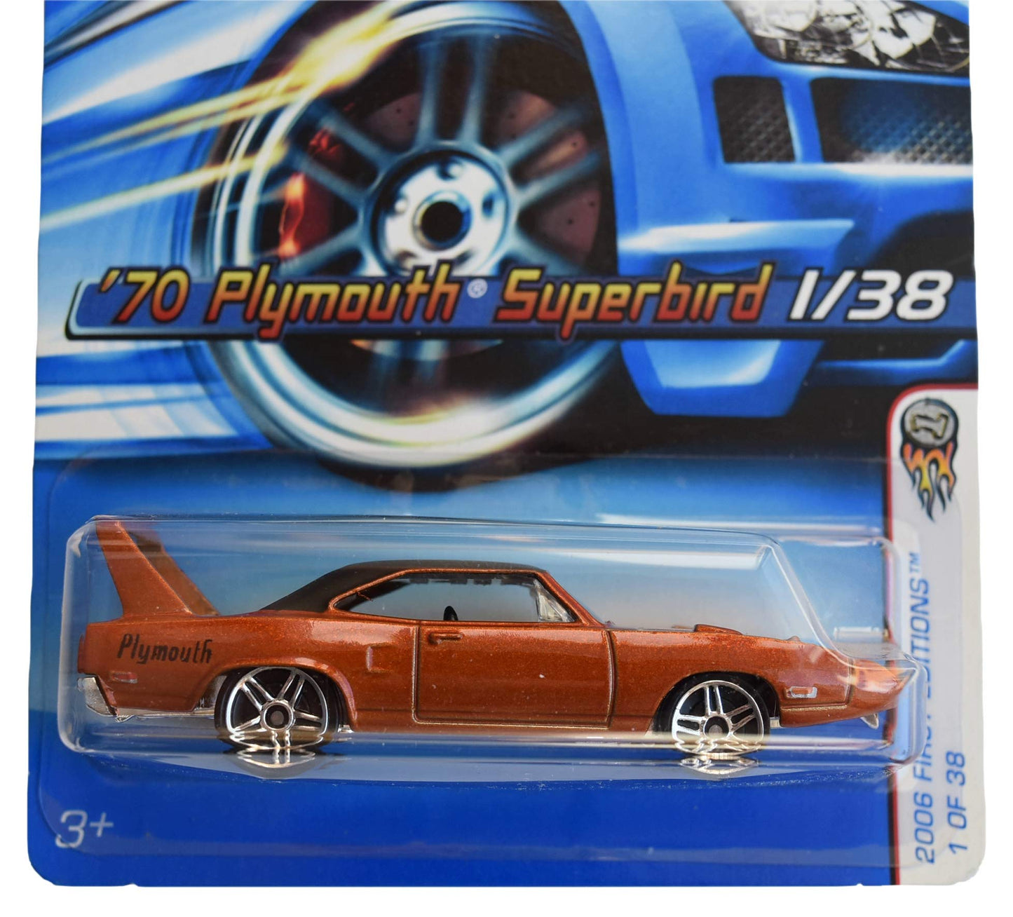 Hot Wheels 2006 First Editions 1/38 [Burnt Orange] '70 Plymouth Superbird #1 ()
