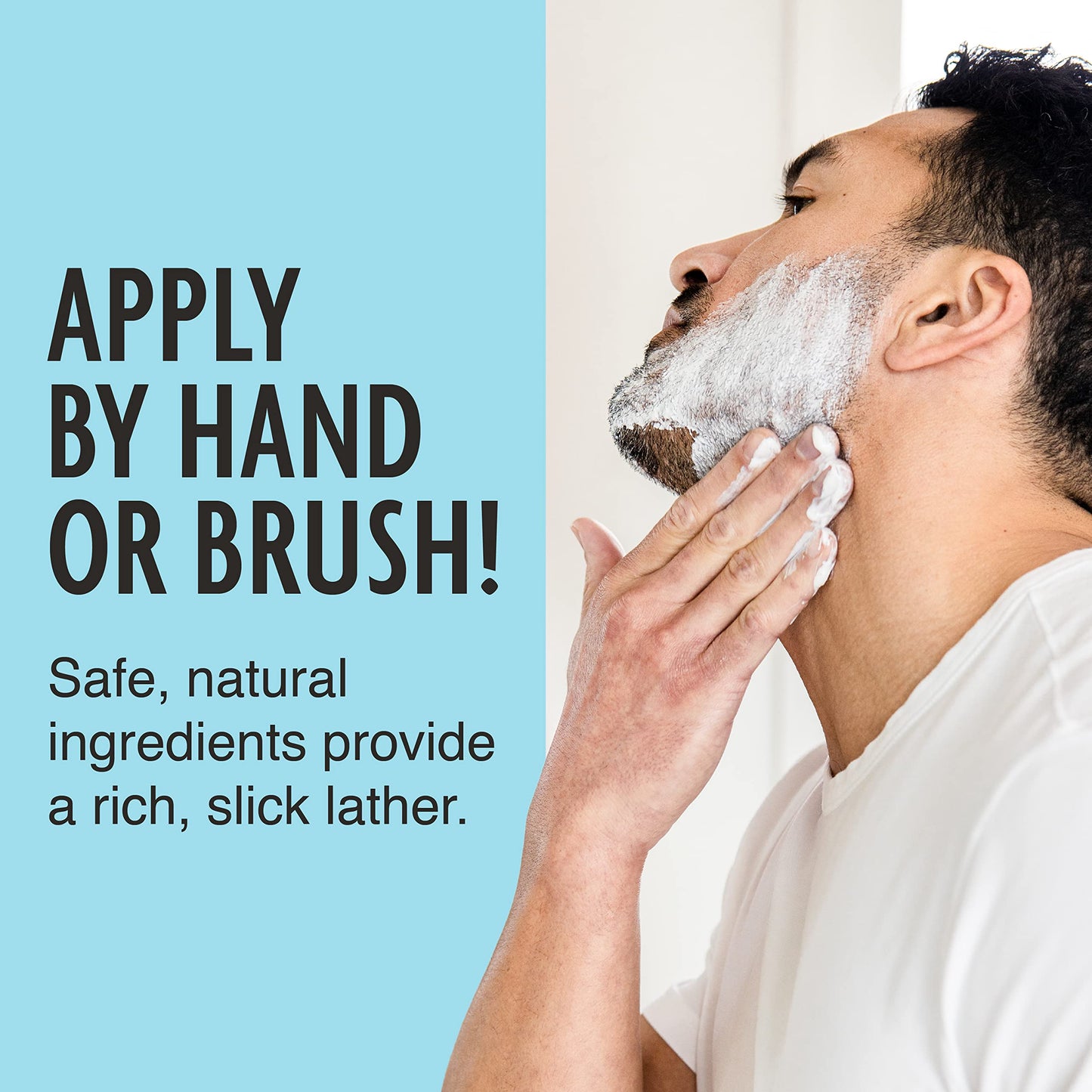 Pacific Shaving Company Clean Shaving Cream - Shea Butter + Vitamin E Shave Cream for Hydrated Sensitive Skin - Clean Formula for a Smooth