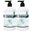 Zatural Natural Neem Shampoo & Conditioner Kit, Health Soothing & Healing For Sensative Scalp & Hair Nourish & Repair (16oz Shampoo & 16oz
