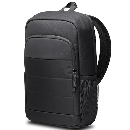 Kensington EQ Laptop Backpack 14”, Padded Shoulder Straps, Side Pocket (K60391WW), Black