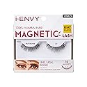 i•ENVY Magnetic Human Hair Lashes Double Strength Reusable Lashes Easy To Apply, Everyday Wearable False Eyelashes