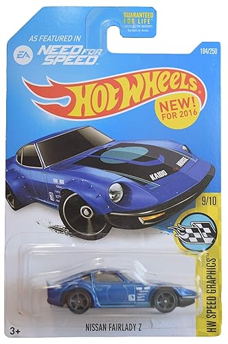 Hot Wheels Nissan Fairlady Z, [blue] 184/250 Speed Graphics 9/10