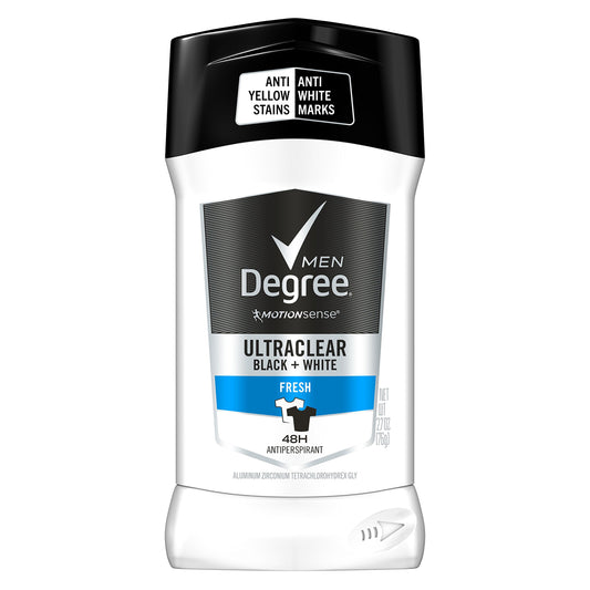 Degree Men UltraClear Antiperspirant Protects from Deodorant Stains Fresh Mens Deodorant 2.7 oz Beauty and Personal Care Degree