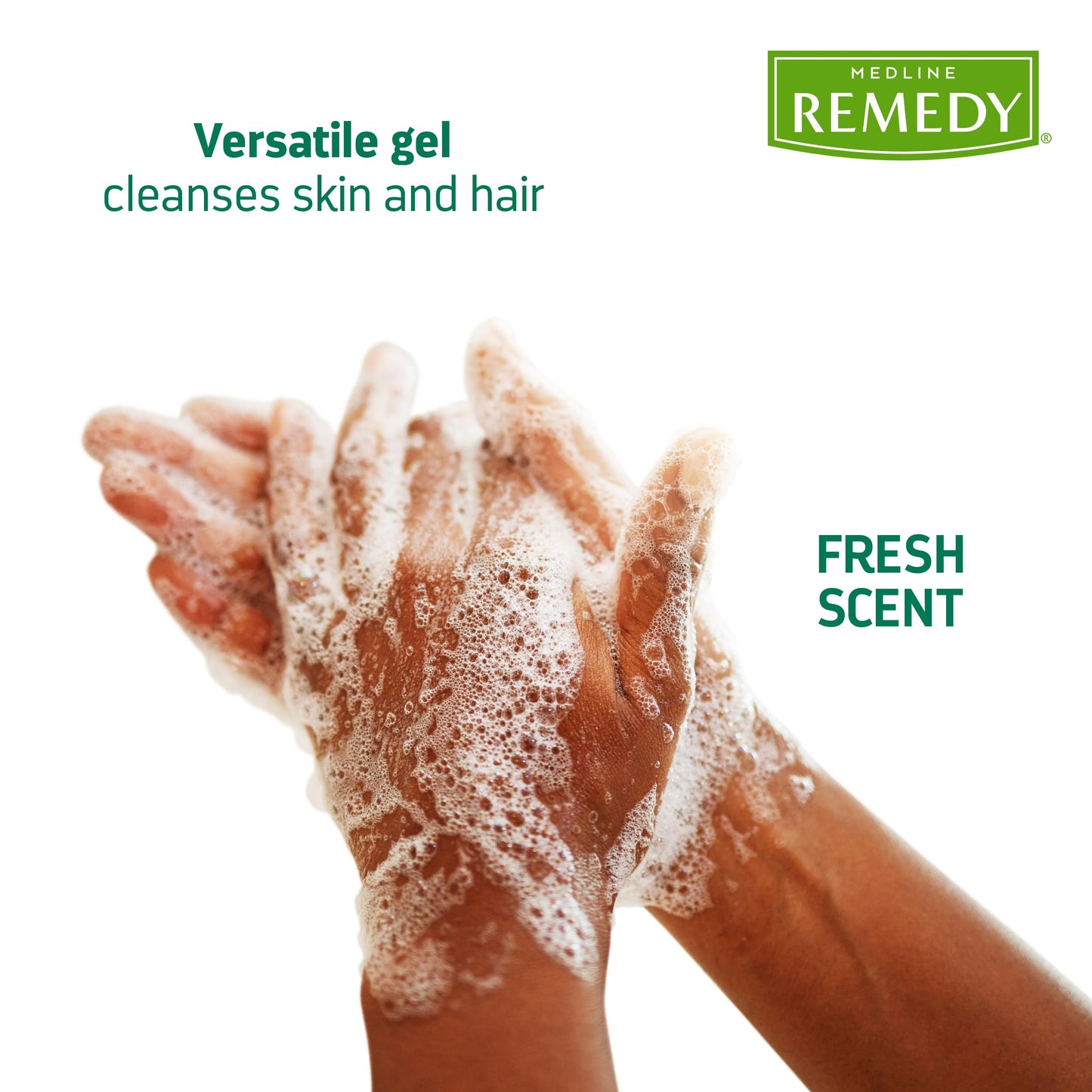 Medline Remedy ESSENTIALS Shampoo and Body Wash, 2 Fl Oz, Fresh Scent, Full Body Cleanser with Aloe, For Adults & Elderly, Easy Rinse Gel for Bath