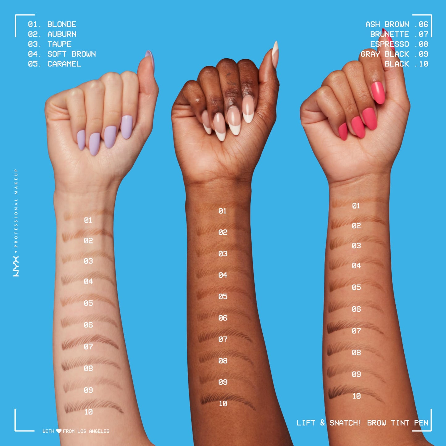 NYX PROFESSIONAL MAKEUP Lift & Snatch Eyebrow Tint Pen, Taupe