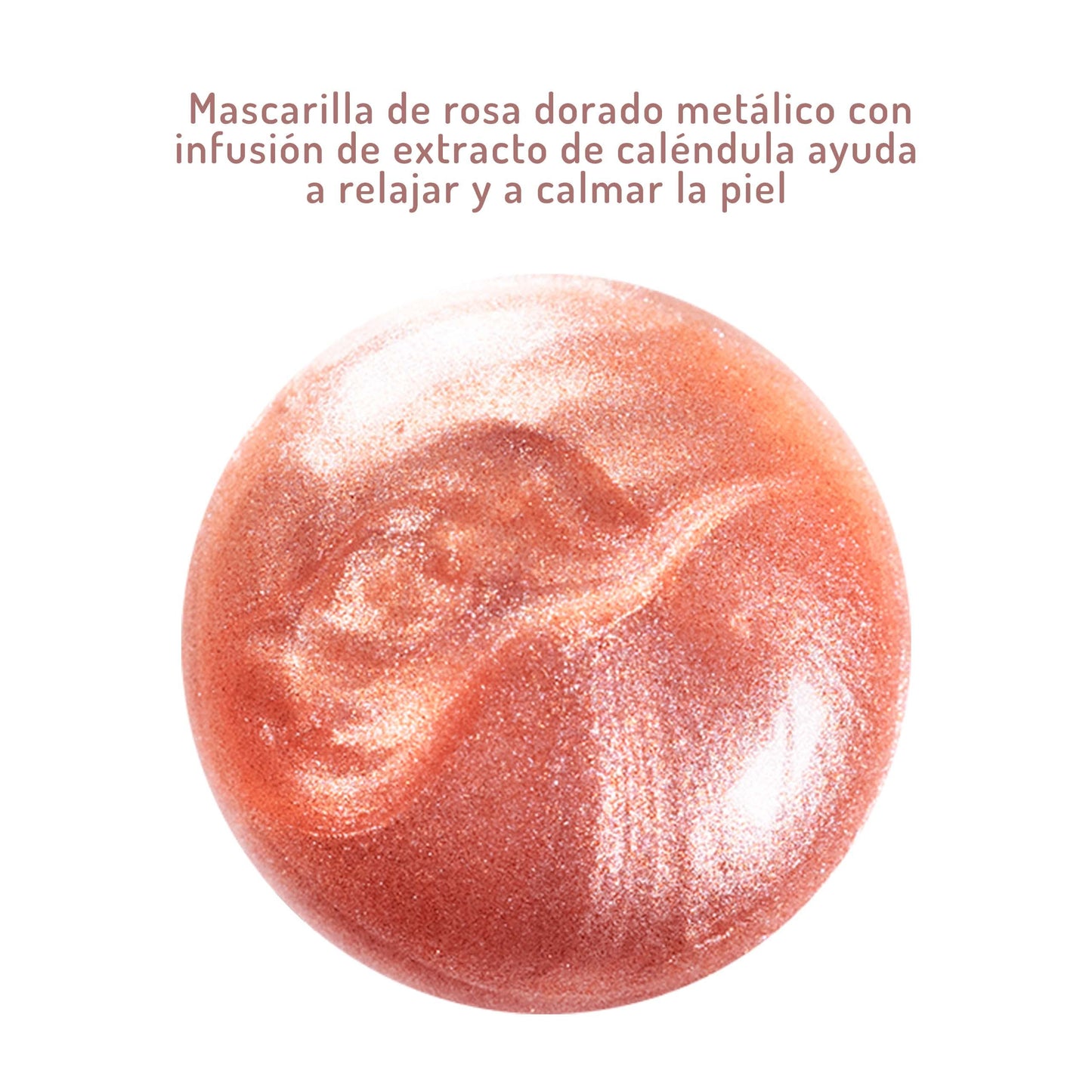 Cosmic Metallic Peel-Off Mask - Soothing Rose Gold by Freeman for Women - 6 oz Mask