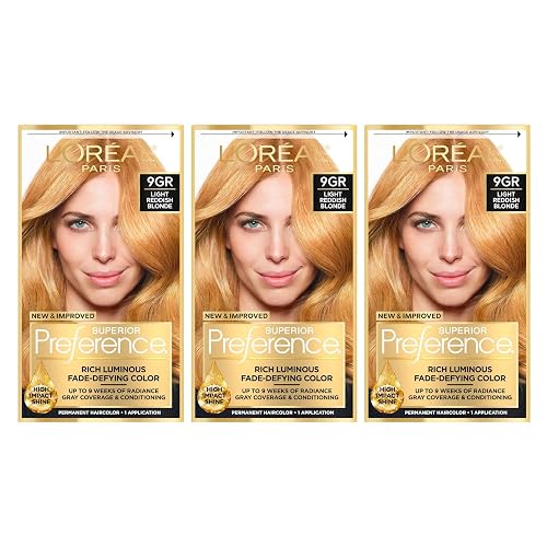 L'Oreal Superior Preference - 9GR Light Reddish Blonde (Warmer) 1 Each (Pack of 3)