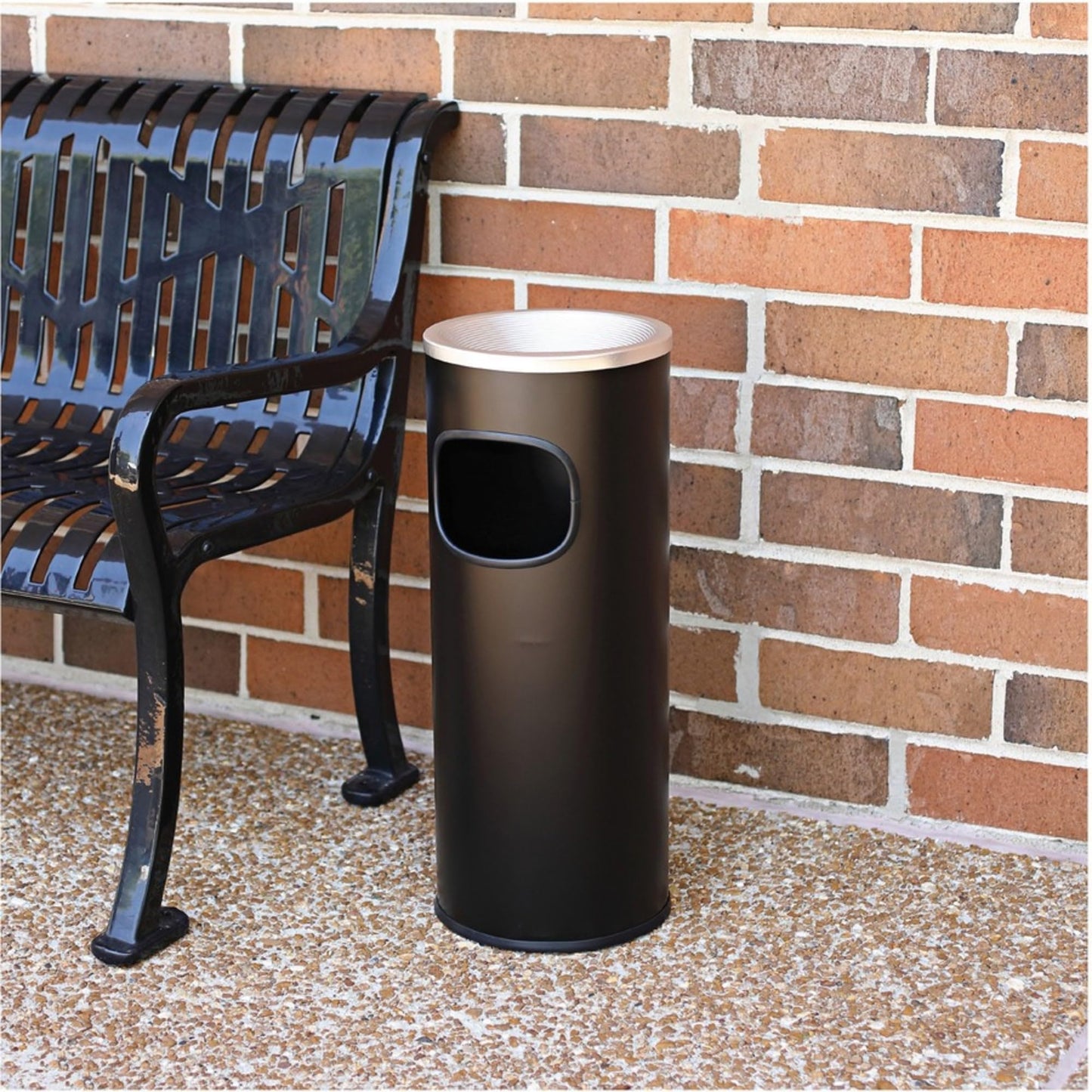 Genuine Joe Fire-safe 3-Gallon Ashtray Receptacle