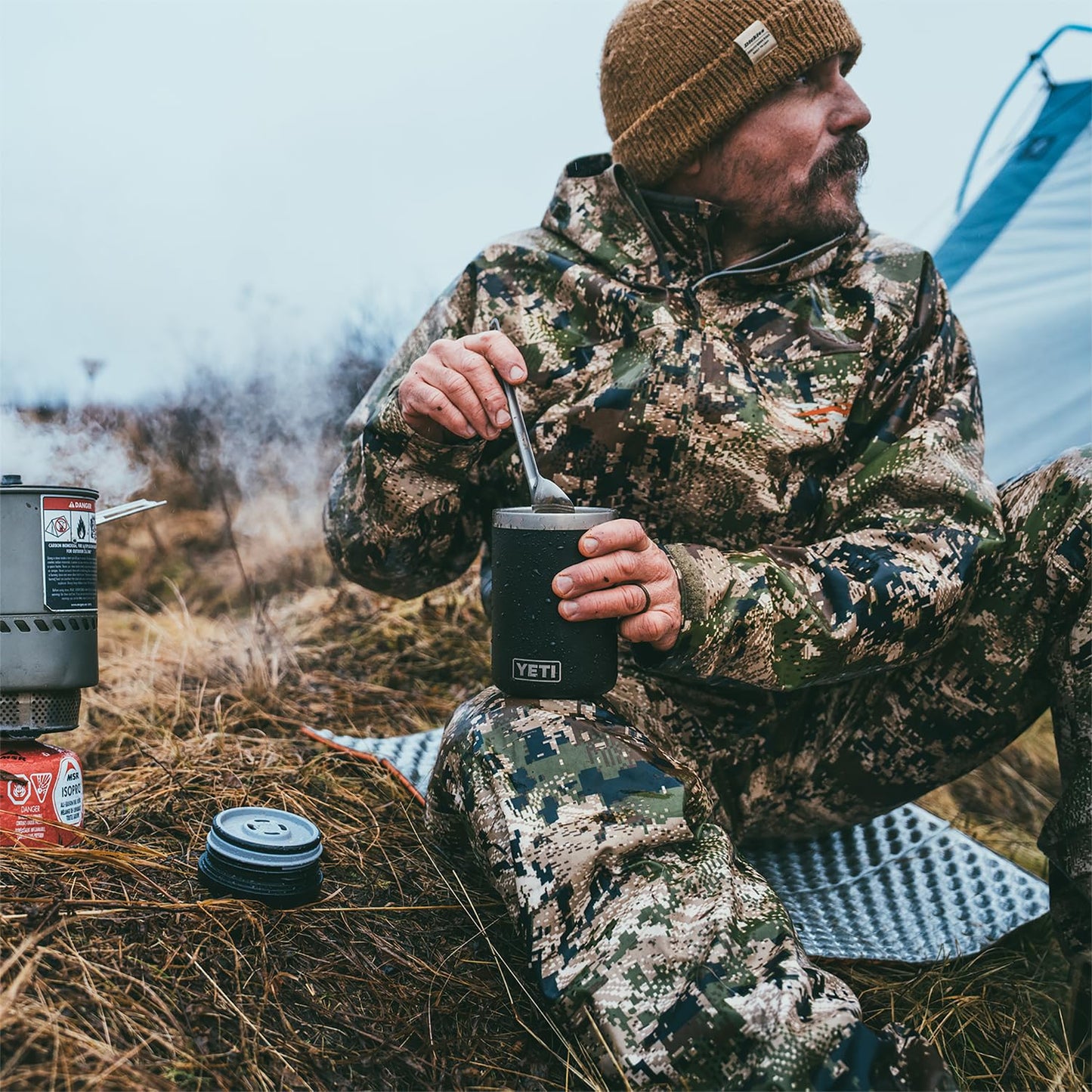 YETI Rambler 16 oz Food Jar, Vacuum Insulated, Stainless Steel, With Airtight Lid, Rescue Red