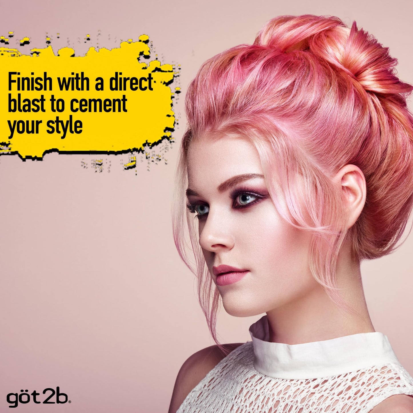 got2b Glued Blasting Freeze Hair Spray, 12 Fl Oz, Pack of 6, Extra Strong Holding Spray for Spikes & Styles, Long-Lasting All-Day Hold, Wind-Tested