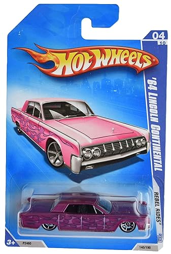 Hot Wheels '64 Lincoln Continental, Rebel Rides '09 4/10 [Pink]