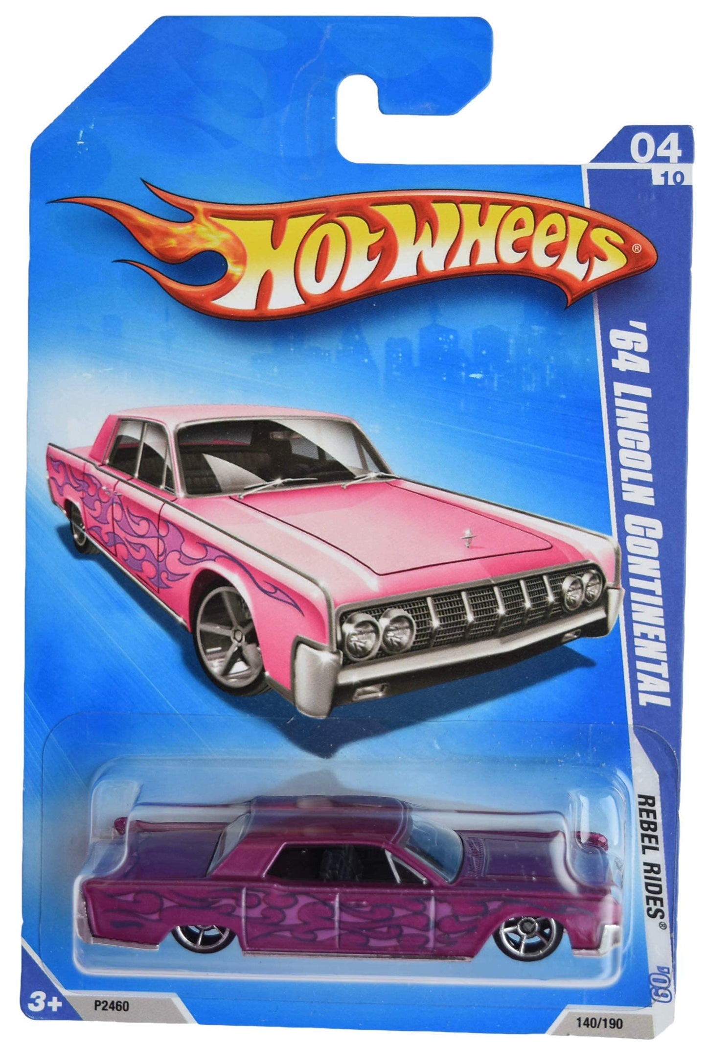 Hot Wheels '64 Lincoln Continental, Rebel Rides '09 4/10 [Pink]