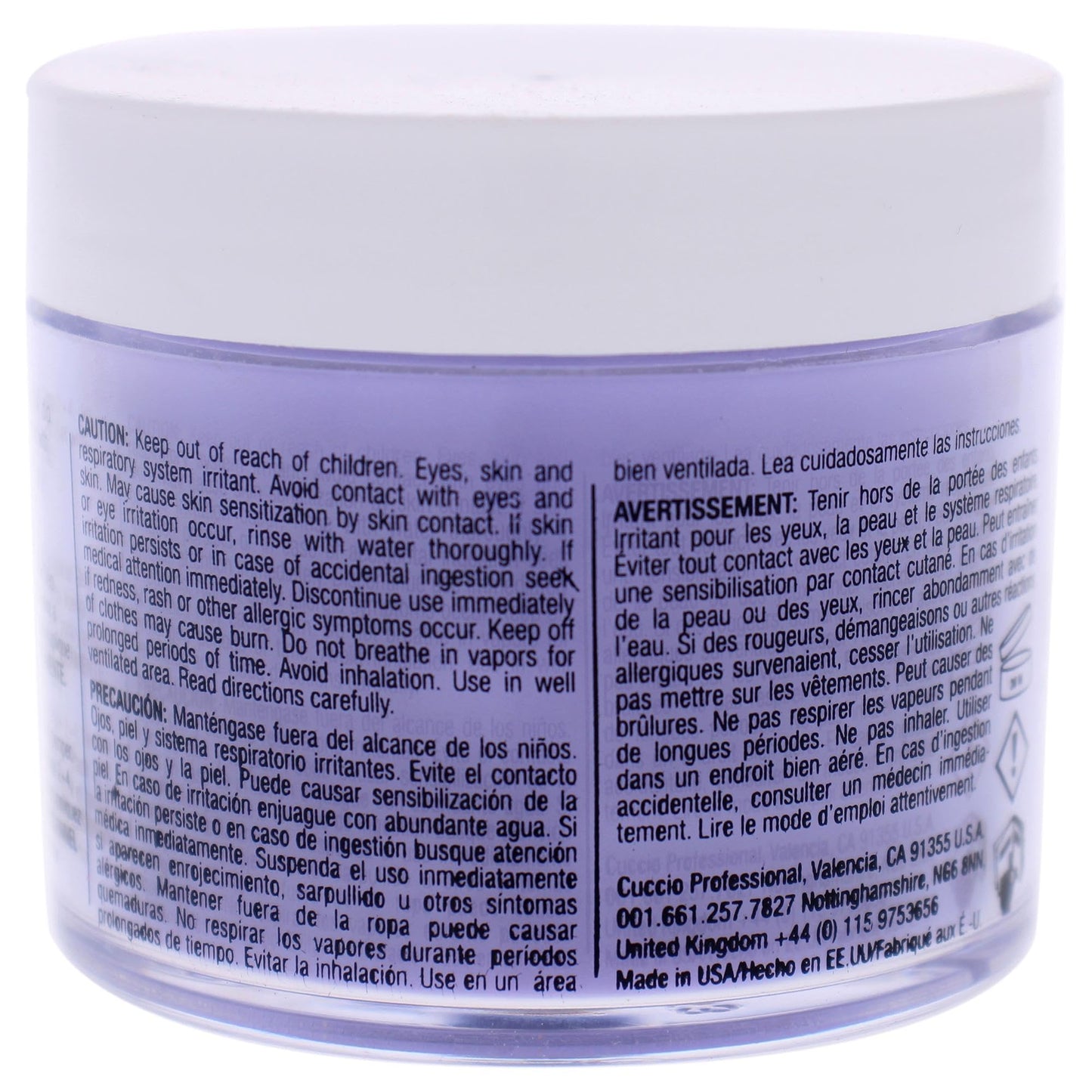 Cuccio Naturale Colour Powder Nail Polish-Lacquer For Manicure And Pedicure-Highly Pigmented Powder That Is Finely Milled-Durable Finish With A Beauty & Personal Care Cuccio