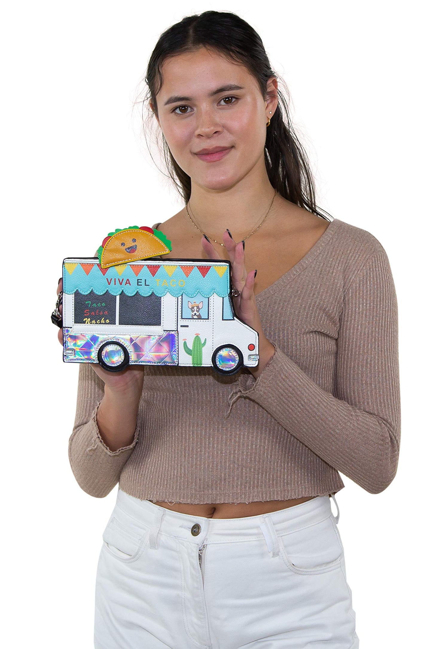 WonderMolly Taco Truck Cross Body Bag in Vinyl