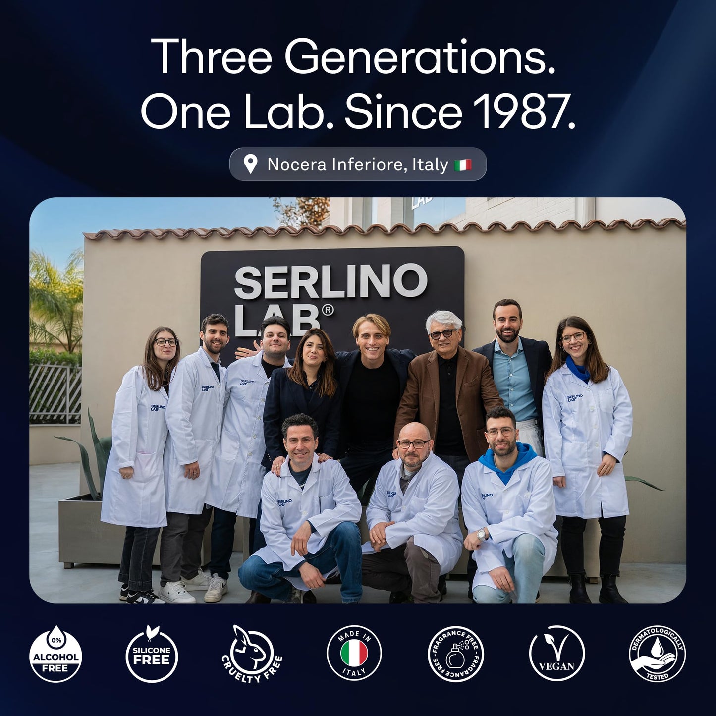 SerlinoLab Night Face Cream for Men - Anti-Aging Moisturizer with Retinol & Hyaluronic Acid, Hydrates Skin, Helps Reduce Wrinkles, Improves Firmness Beauty and Personal Care Omnis Uomo