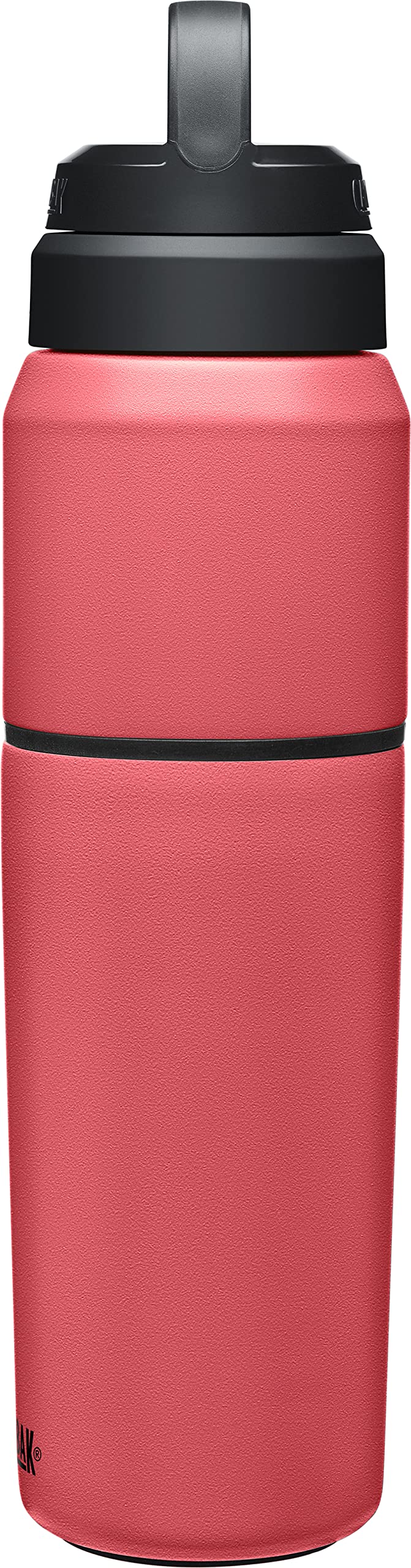 CamelBak MultiBev Water Bottle & Travel Cup - Vacuum Insulated Stainless Steel - Wild Strawberry - 22oz bottle & 16oz cup