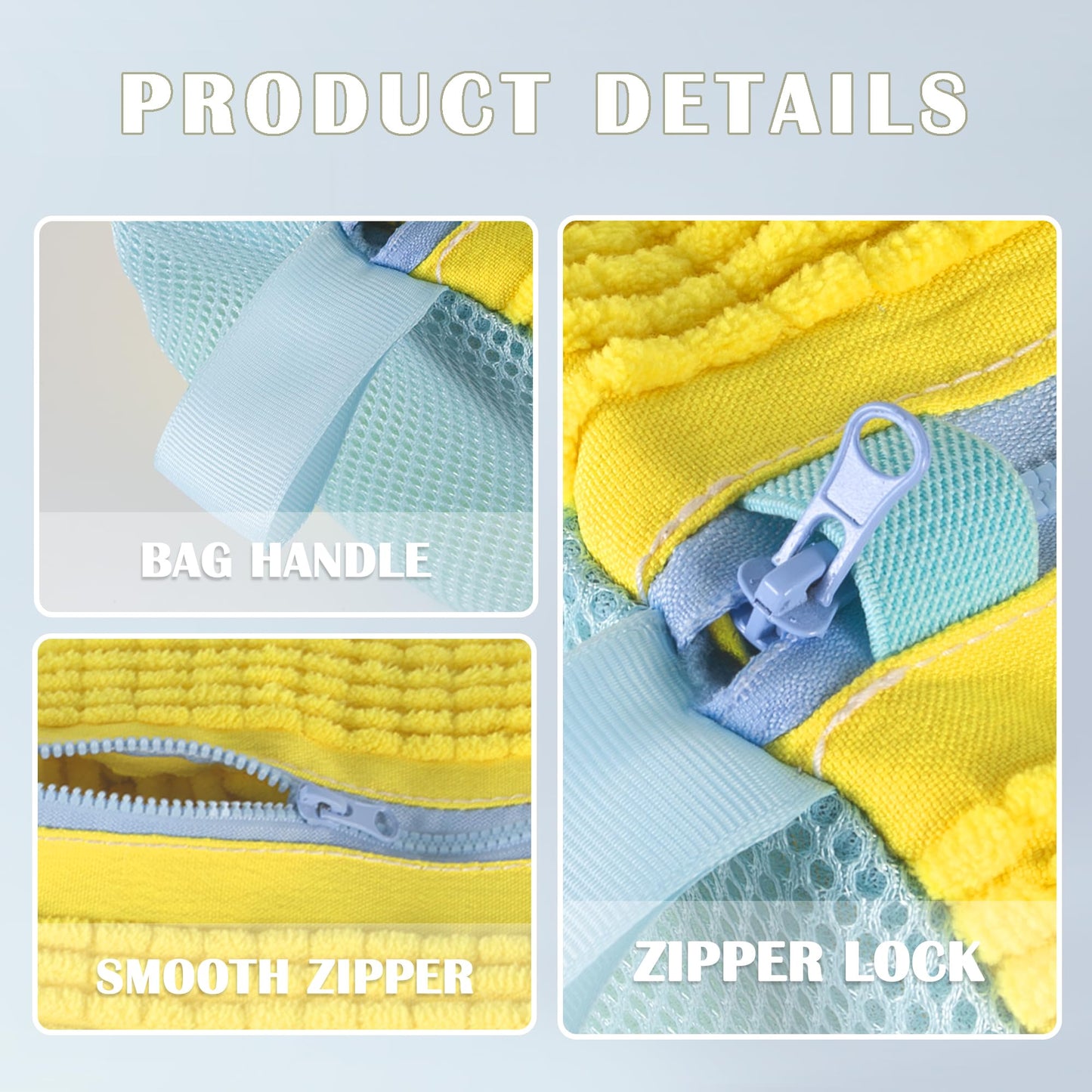 MACTANO Shoe Washing Machine Bag, Sneaker Cleaning Laundry Shoe Bag for Washer Dryer 2PCS