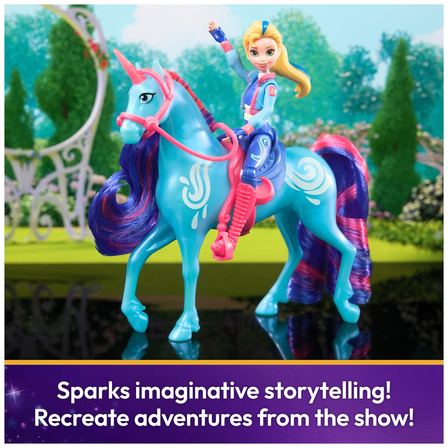 Unicorn Academy, Isabel & River with 2 Accessories & Hair Tool, Dolls & Unicorn Toys for Girls Ages 4 and up