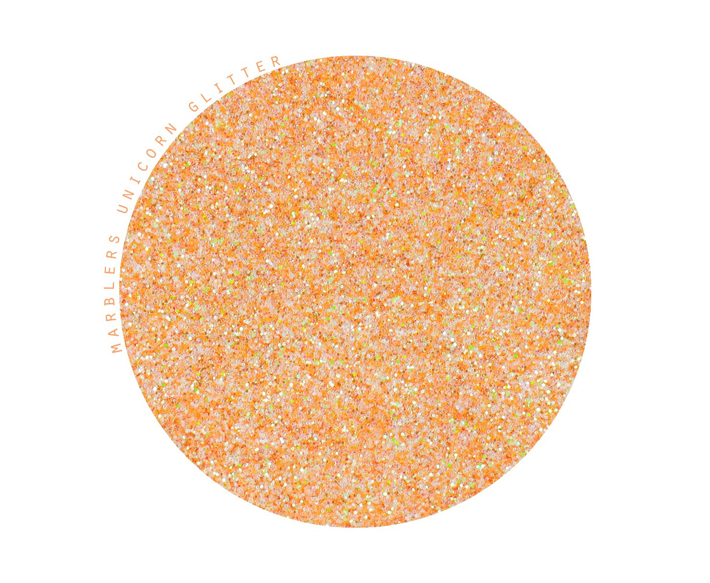 MARBLERS Holographic Glitter [Unicorn Orange] 3oz (85g) | Fine | Non-Toxic, Vegan, Cruelty-Free | Face, Body, Eyeshadow, Hair, Festival, Party Makeup