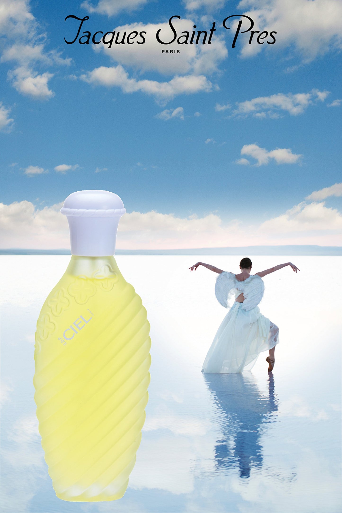 Jacques Saint Pres CIEL - Eau De Parfum for Women- Soft, Powdery Scent - Notes of Vanilla, White Rose, & Different Flowers- Feminine, Exquisite