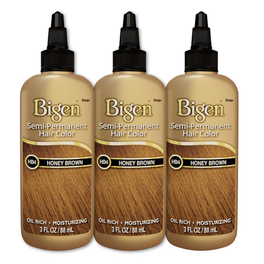 HB4 Honey Brown Bigen Semi Permanent Hair Color (3 Pack) Beauty & Personal Care Bigen