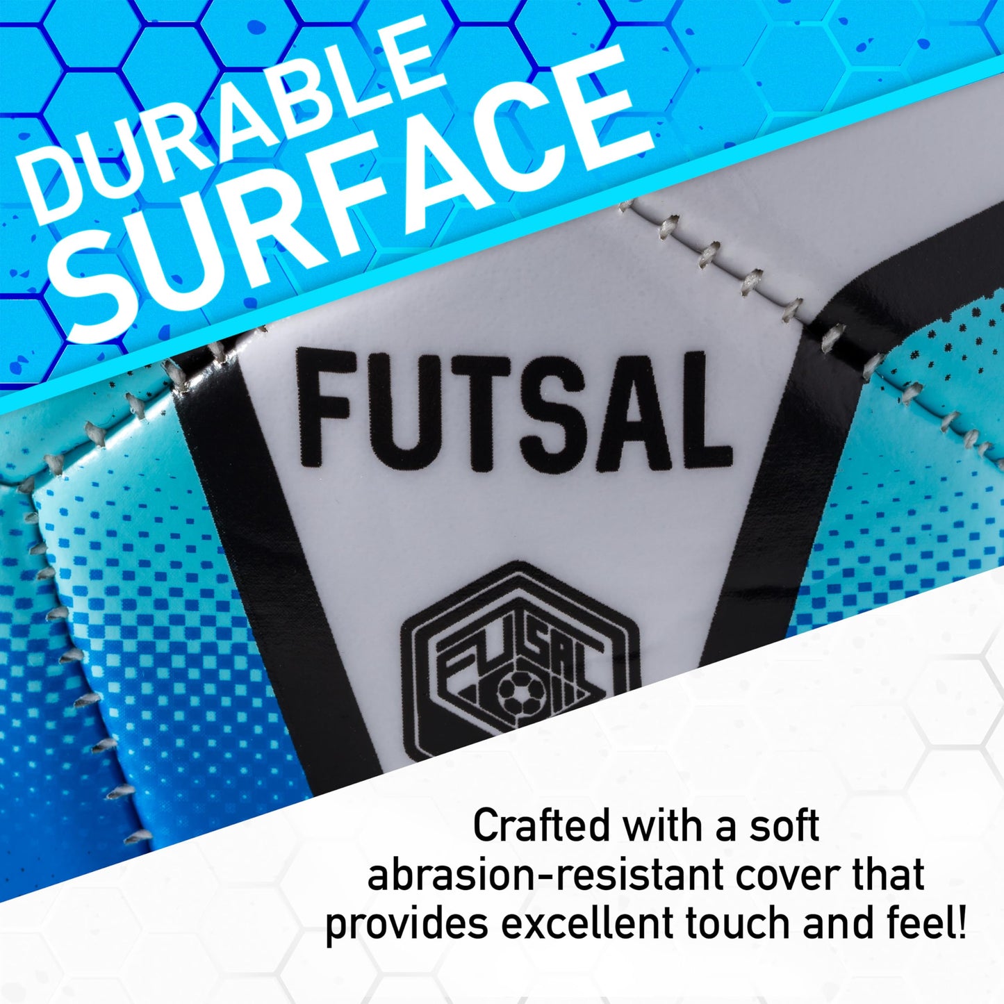 Franklin Sports Official Futsal Ball - Size White, 3