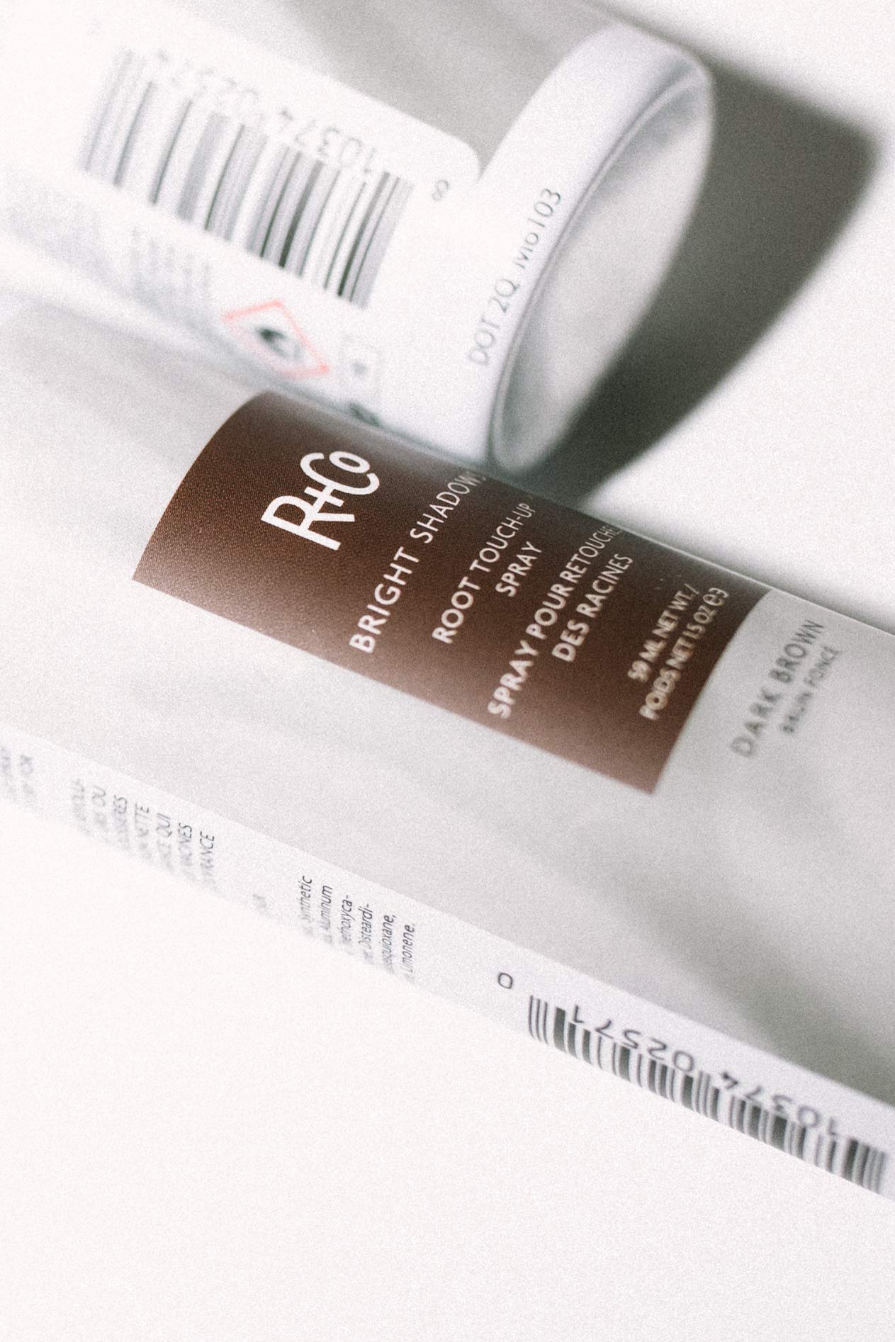 R+Co Bright Shadows Root Touch up Spray, Dark Brown, 1.5 Oz