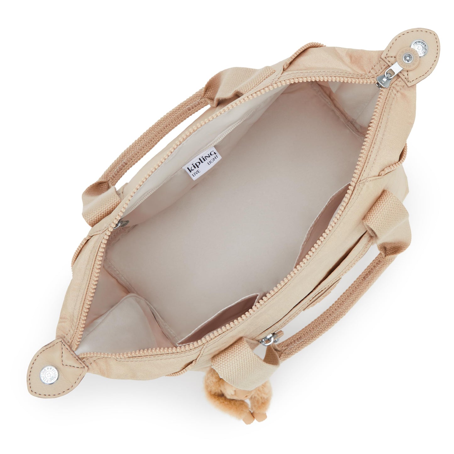 Kipling Women's Art Mini Shoulder Bags, Sparkled Beige, One Size