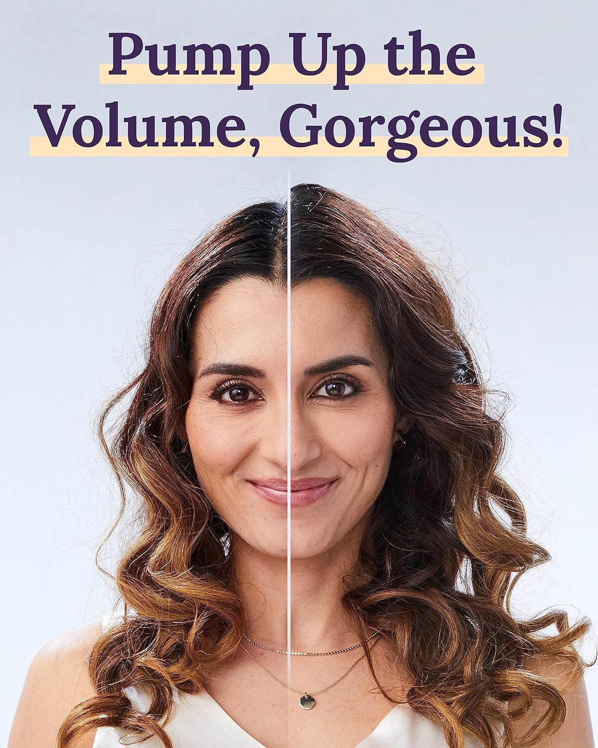 Keranique Volumizing Shampoo & Conditioner Set for Hair Repair, Growth & Thinning Hair Support - Keratin, Biotin, Menthol & Niacinamide, Lightweight