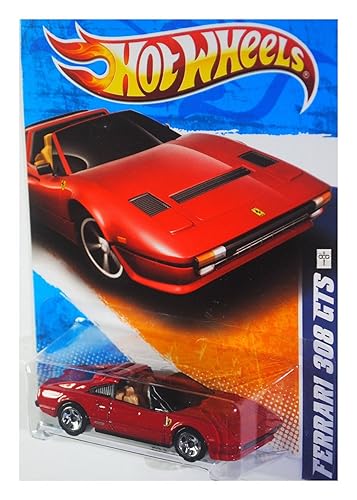 Hot Wheels 2011, Ferrari 308 GTS Red 128/240. All Stars. 1:64 Scale.