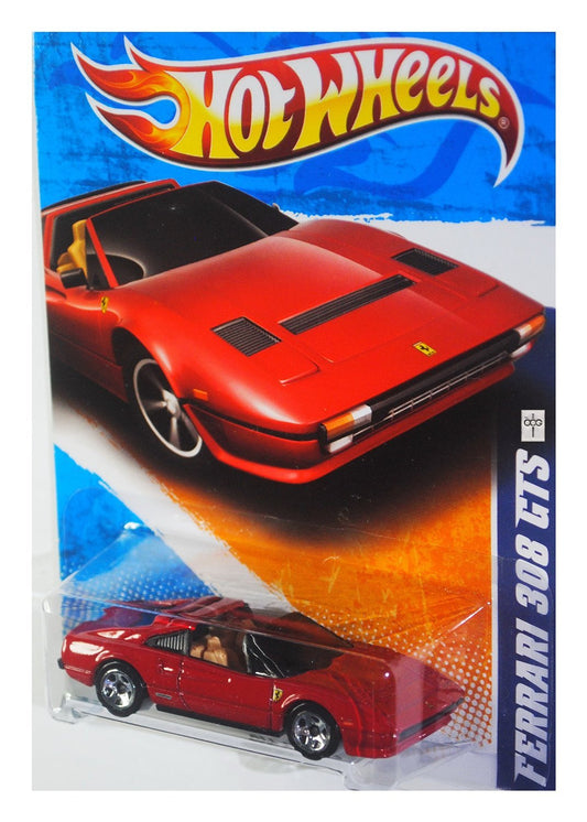 Hot Wheels 2011, Ferrari 308 GTS Red 128/240. All Stars. 1:64 Scale.