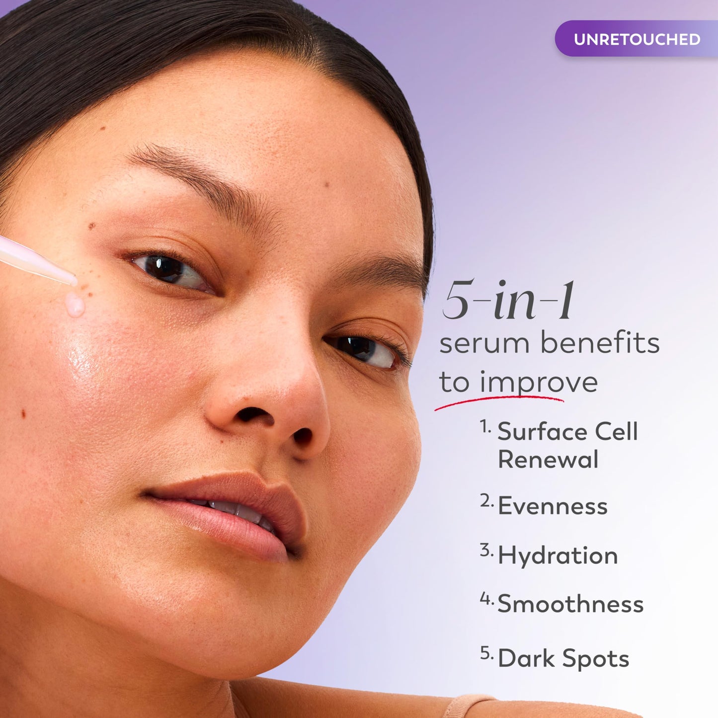 Olay Super Serum Night Repair, Fragrance-Free Trial Size - Niacinamide, Peptide, Salicylic & Lactic Acid, Glycerin - 5-in-1 Skin Care Benefits