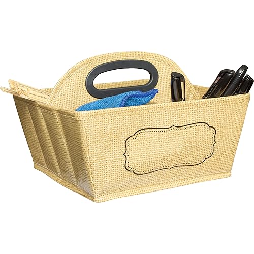 Teacher Created Resources Burlap Storage Caddy